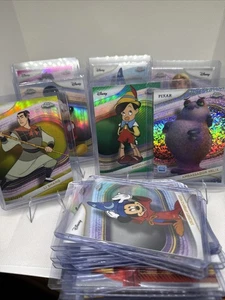 2025 Topps Chrome Disney 32 Card Lot Mickey Ref, Max Goof Ref, Pinocchio /99 ++ - Picture 1 of 9