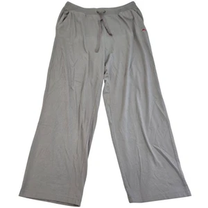 Tommy Bahama L Pantalones de Salón Pijama Cordón Gris Tejido Algodón Marlin Logo Para Hombres - Imagen 1 de 13