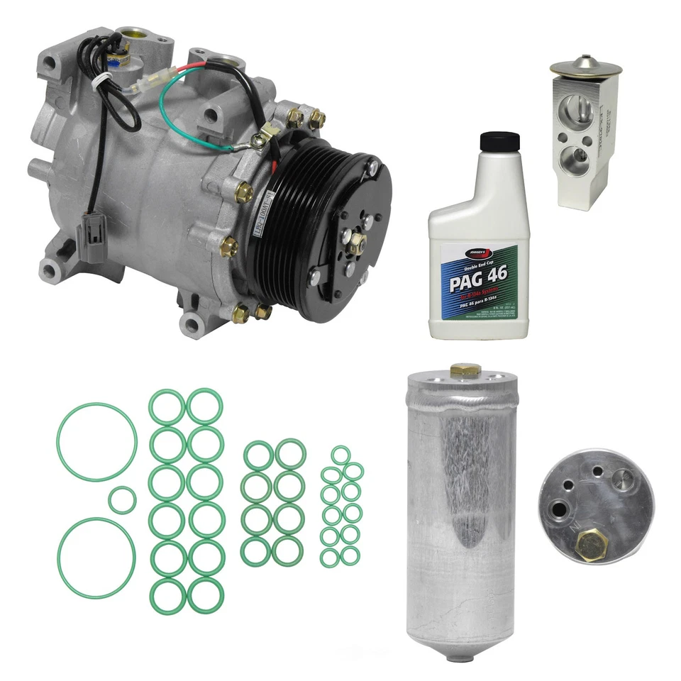 A/C Compressor & Component Kit fits 2002-2006 Acura RSX  UNIVERSAL AIR CONDITION - Image 1 of 1