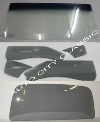 1970 1971 1972 Oldsmobile Glass Cutlass 442 Hardtop GB Windshield Grey Side Rear - Image 1 of 4