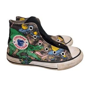 Converse Chuck Taylor All Star Junior 12 Mason Taupe Hi Dinoverse Dinosaurier Schuhe - Bild 1 von 7