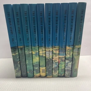 THE BIBLE STORY Complete Hardback Book Set Vol 1-10 Arthur S. Maxwell 1953-1957 - Picture 1 of 24