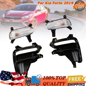 For 2019 2020 Kia Forte Front Bumper Fog light Both Driver +Passenger Side L+R - Picture 1 of 12