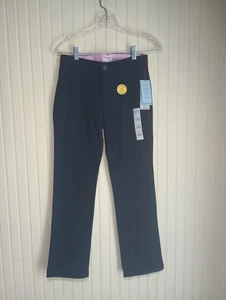 Cat & Jack Pants Girls 12 Straight Navy Blue School Uniform Reinforced Knee New - Picture 1 of 6