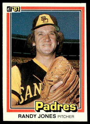 1981 Donruss Randy Jones San Diego Padres #122 - Image 1 of 2
