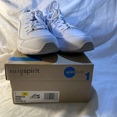 Easy Spirit Women's Rennies White Walk Run Sneakers Shoes Level 1 Size 7M NIB - Image 1 of 4