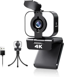 4K-Webcam mit Autofokus, 1080p-Computer-Kamera, Ultra-HD, USB, Livestream - Bild 1 von 9