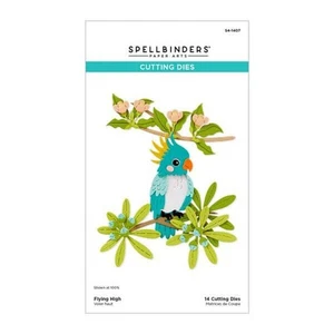 Spellbinders Etched Dies - Cheerful Chirps Collection - Flying High S4-1407 - Imagen 1 de 4