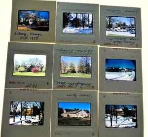 Lot of 9 VASSAR COLLEGE Vintage Slides 1950-70's Photographs 35mm PPOUGHKEEPSIE - Bild 1 von 5