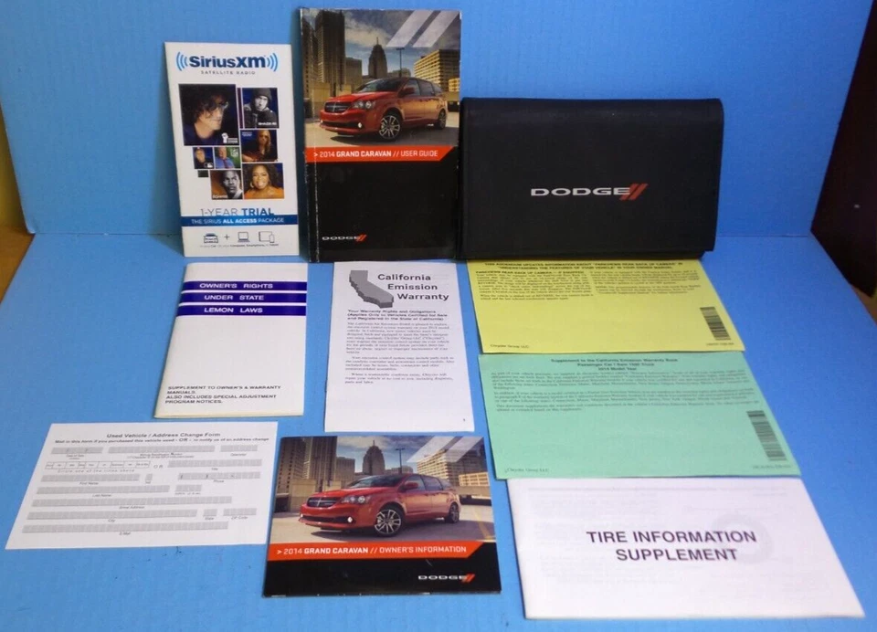 Dodge Grand Caravan 14 2014 manual del propietario/guía del usuario Foto 1 de 1
