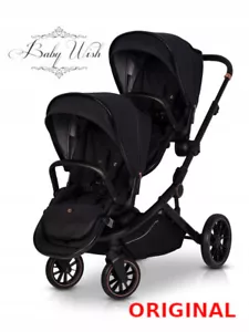 CAVOE AVEC DUO SLIM BABY KINDERWAGEN TWIN DOPPELKINDERWAGEN KINDERWAGEN KINDERWAGEN - Bild 1 von 22