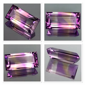 Ametrine Untreated 16.50 Carat Flawless Bi Colour Bolivia Precision cut gem - Picture 1 of 10