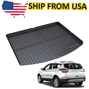 For Ford Escape 2013-2019 Rear All Weather Cargo Liner Floor Trunk Mats Heavy - Picture 1 of 13
