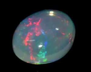 2.30 Ct 100% Natural Ethiopian Opal Oval Welo Fire Cabochon Loose Gemstone ZA159 - Picture 1 of 5