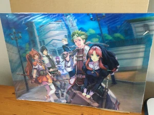 Sentieri nel cielo il terzo grande poster 3D in plastica Chara-ani Nihon Falcom Xseed - Foto 1 di 5