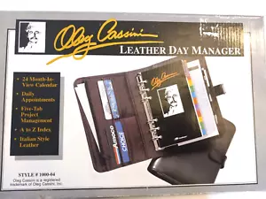 Oleg Cassini Leder Tagesplaner - Kartenhalter plus Geldbörse Neu im Karton - Bild 1 von 4