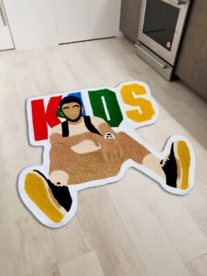 Alfombra de piso álbum para niños Mac Miller alfombra moderna alfombra de lana con acento para sala de estar Foto 1 de 3