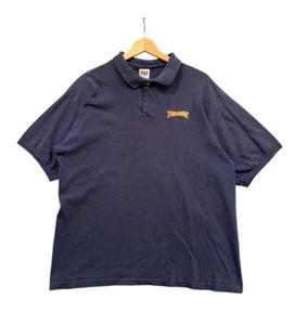 Vintage 80s 90s Thrasher Polo Worker Shirt Size XL Made USA Single Stitch - Picture 1 of 4