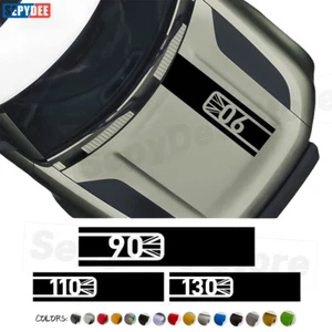 Union Jack Edition Hood Bonnet Sticker For Land Rover Defender L663 90 110 130 - Bild 1 von 24
