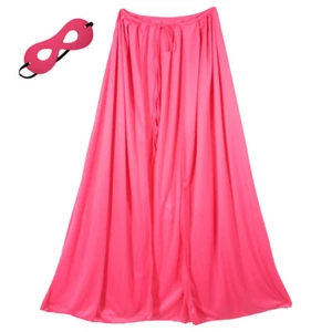 20" Child Pink Superhero Cape & Mask Costume Set ~ HALLOWEEN COSTUME PARTY - Picture 1 of 1