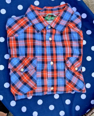 Camisa Plaid Peak Performance Para Hombre M Multicolor Manga Larga Azul, Naranja Blanco Foto 1 de 4