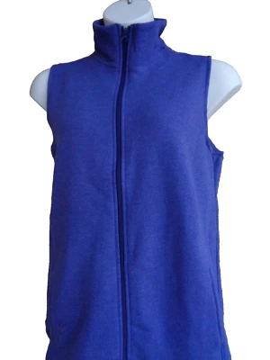 Nuevo Chaleco Sudadera Just My Size 3X Ligero Forrado de Vellón Cremallera Frontal Púrpura Foto 1 de 3