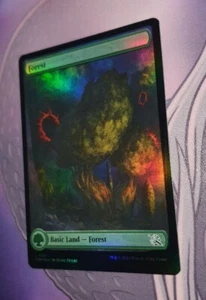MTG *FOIL FULL ART *March of the Machines FOREST #291 NM - Picture 1 of 1