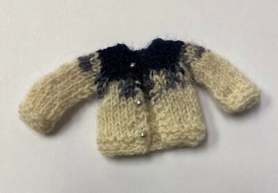 HEIDI OTT Doll House Miniature 1:12 Scale #SP-M-29 Sweater Hand Knitted
