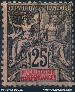 NOUVELLE CALEDONIE TYPE GROUPE N° 48 AVEC OBLITERATION - Picture 1 of 2