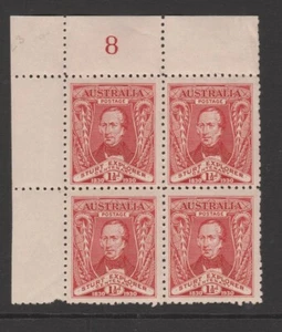 AUSTRALIA 1930 1 1/2d placa de asalto #6 B4 MNH BW 139zh - Imagen 1 de 2