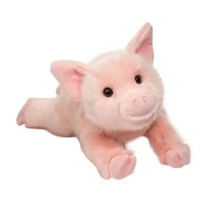 CHARLIZE the Plush PINK PIG Stuffed Animal - by Douglas Cuddle Toys - #4517 - Picture 1 of 7