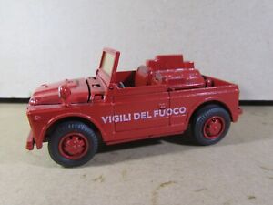 326W Vintage 1963 Old Cars Italie Fiat Campagnola Vigili Del Fuoco Pompiers 1:43