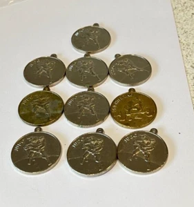 10 patatas fritas Smiths 1980 Moscú medalla olímpica 9 judo y 1 levantamiento de pesas - Imagen 1 de 8