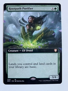 Rootpath Purifier *Non-Foil* EXT ART MTG NM/MT Commander Excl. BRO Combine Ship - Imagen 1 de 2