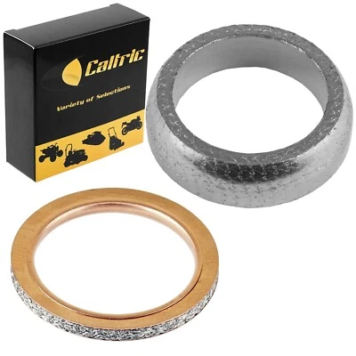 Caltric Exhaust Pipe Gasket For Yamaha Grizzly 700 YFM700D 14-15 - Image 1 of 4