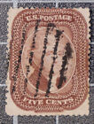 Scott 29 - 5 Cents Jefferson - Used - Nice Stamp - SCV - $325.00