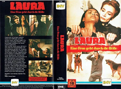 (FSK 18)  Videokassette - Laura - Eine Frau geht durch die Hölle - Laura Gemser - Bild 1 von 2