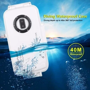 40m/130ft Underwater Waterproof Diving Housing Case Cover Holder for Galaxy S9+ - Picture 1 of 14