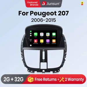 Android 13 Autoradio Für Peugeot 207 2006-2015 GPS Navi Bluetooth APPLE CARPLAY - Bild 1 von 12