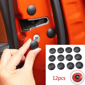 12x Universal Car Interior Accessories Door Lock Screw Protector Cover Caps Trim - Bild 1 von 11