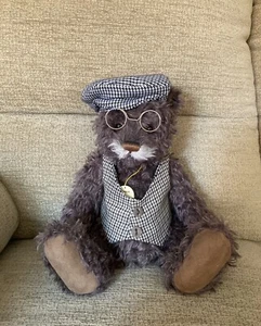 Charlie Bears Grandpa Teddy Bear Plush Soft Toy - Picture 1 of 10