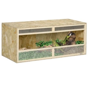 Terrarium für Reptilien, Reptil Fütterungsbox mit Netz-Belüftung 120 x 50 x 50cm - Bild 1 von 10