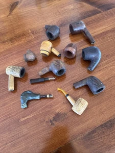 Nachlass Tabakpfeife Konvolut 12 Stück gebraucht restauriert guter bis super Zustand wie besehen - Bild 1 von 11