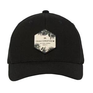 Gorra TravisMathew Golf Para Hombre Estándar Reflectante El Sol Snapback, Negra - Imagen 1 de 3