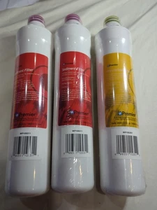 3 Pk Watts Premier 2 Sediment Filters & 1 Pre-carbon Filter--RO Pure Plus System - Picture 1 of 10