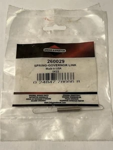 Briggs and Stratton 260029 Governor Link Spring Genuine OEM Part Made In USA - Picture 1 of 3