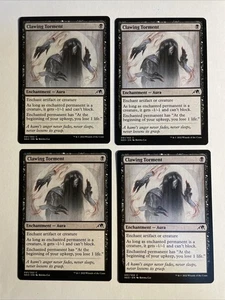4x Mtg Kamigawa Neon Dynasty Clawing Torment NM/M Magic The Gathering - Bild 1 von 2