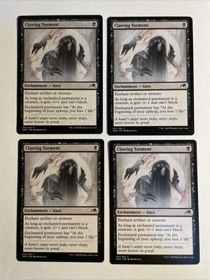 4x Mtg Kamigawa Neon Dynasty Clawing Torment NM/M Magic The Gathering - Bild 1 von 2
