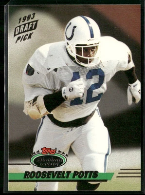 1993 Stadium Club #349 Roosevelt Potts NM+ 3005964 - Image 1 of 2