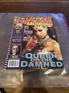 RARE Vintage 2002 FANGORIA Horror Magazine No. 210 AALIYAH "Queen Of The Damned" - Bild 1 von 13